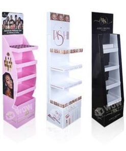 Store Retail Point of Sale Cardboard Corrugated Advertising Lipstick Cosmetic Display Stand