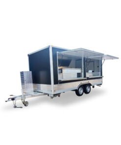 Multi-function Coffee Carts Food Trailer Mobile, Food Cart Ice Cream Mini Food Truck