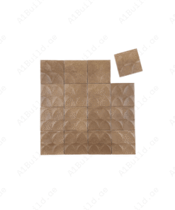 Alternative view of Artisan Essence Textured Orange Matte Porcelain Artisanal Tile