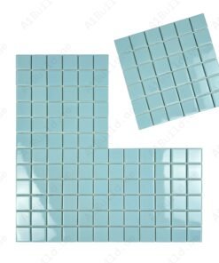 Alternative view of Azure Harmony Baby Blue Ordinary Glazed Porcelain Mosaic