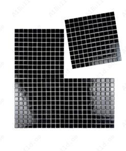 Alternative view of Azure Harmony Black Ordinary Glazed Porcelain Mosaic