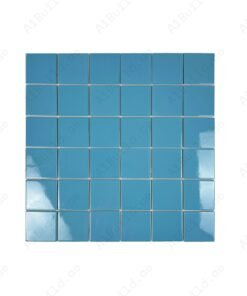 Azure Harmony Light Blue Ordinary Glazed Porcelain Mosaic