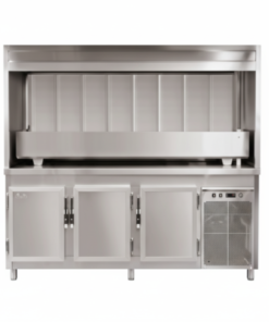 BBQ 150 with HOOD, Manql & Hood 150X80X180