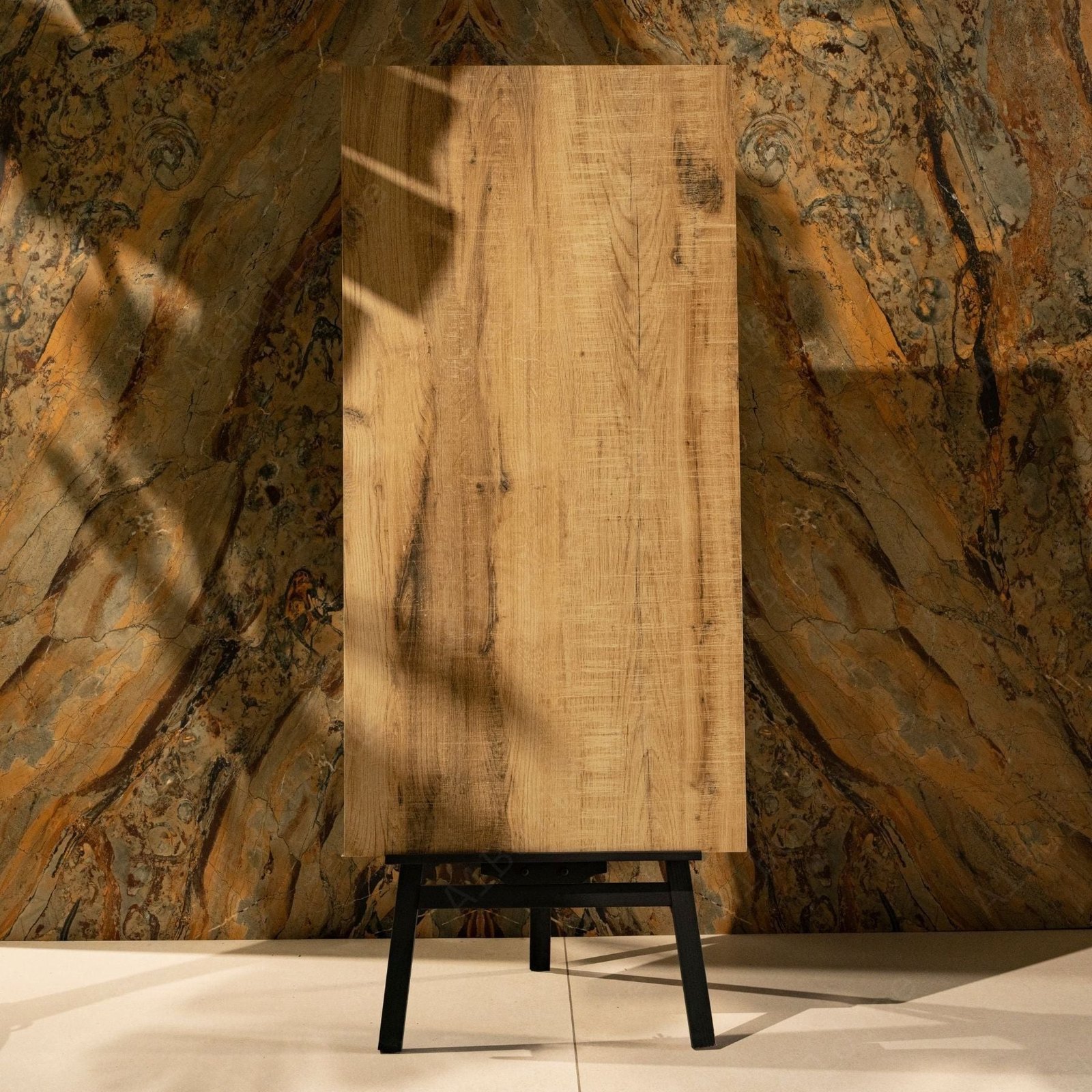 Bark Wood Natural Rustic Wood Look Porcelain Tile 60x120cm | 09mm - Image 2