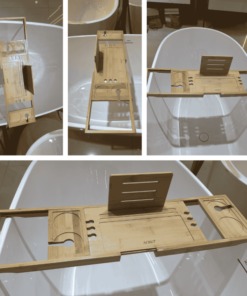 Alternative view of Bamboo Bathtub Caddy Tray
