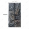Bigestone Charcoal – Modern Stone Ceramic Indoor Outdoor Wall Tile