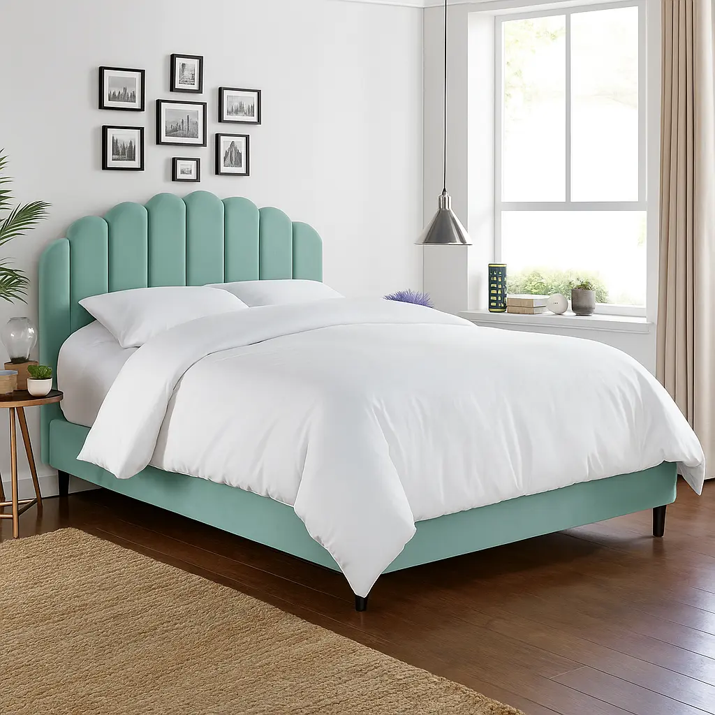 Brooks Velvet Bed
