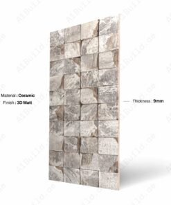 Alternative view of CREMA ROCK GRID 30X60CM 09MM CERAMIC INDOOR OUTDOOR WALLS TILE