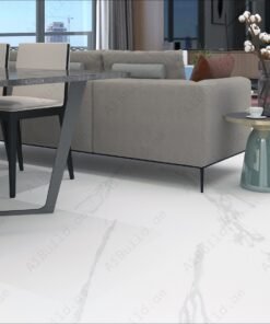 Alternative view of Calacutta White (120X120cm 09mm Random Matt Porcelain Tiles for Indoor Spaces)