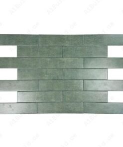 Alternative view of Hunter Green Semimatte Porcelain Artisanal Tile