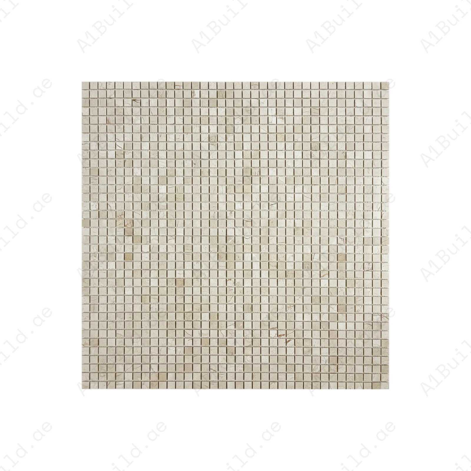 Palace Royale Series Cream Marfil Polished Square Marble Mosaic