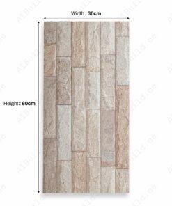 DELFOS CREAMA 30X60CM 09MM CERAMIC INDOOR OUTDOOR WALLS TILE