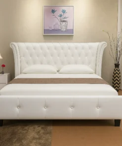 Dake Diamond Tufted Designer Bed