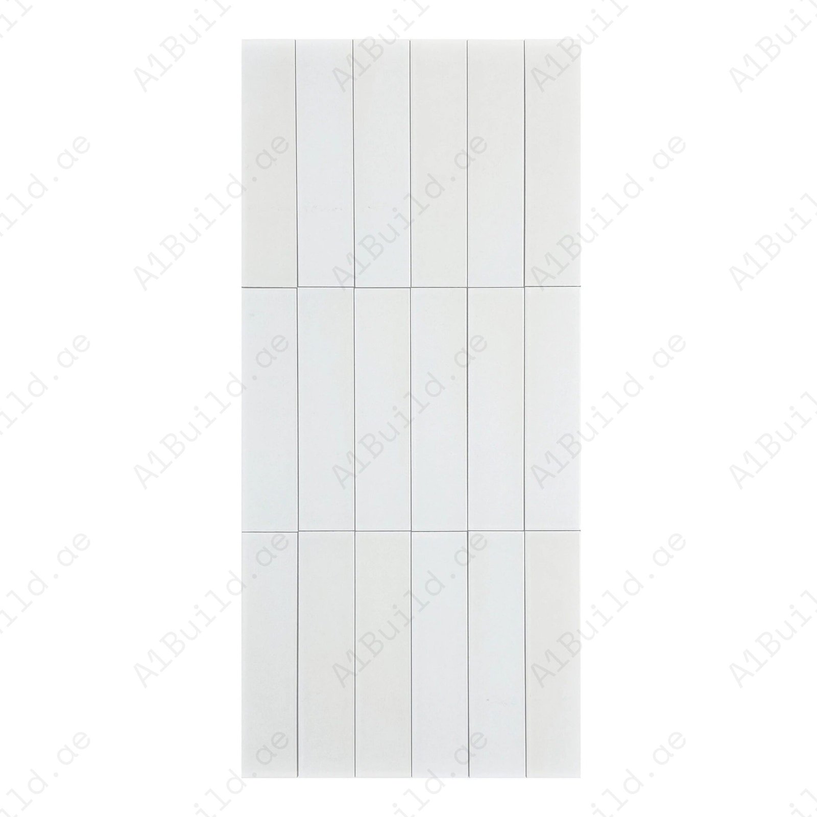 White smoke Matte Porcelain Artisanal Tile