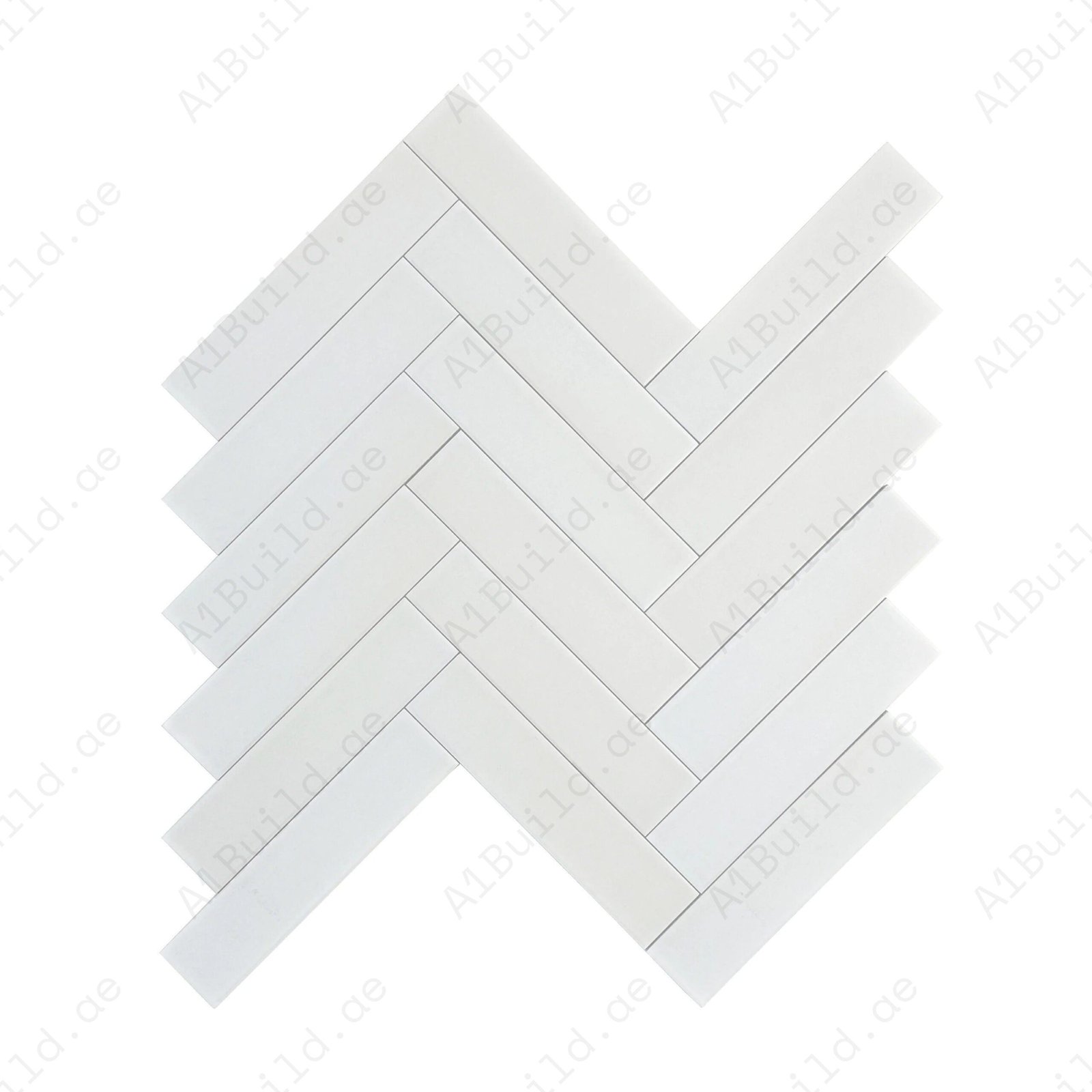 White smoke Matte Porcelain Artisanal Tile - Image 2