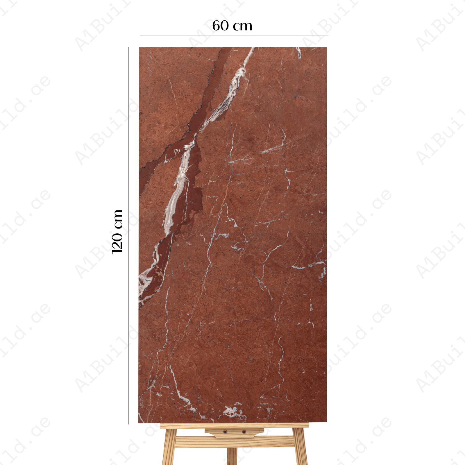 Edina Brick Red Porcelain Tile 60x120cm – Mould Tech Matt Finish