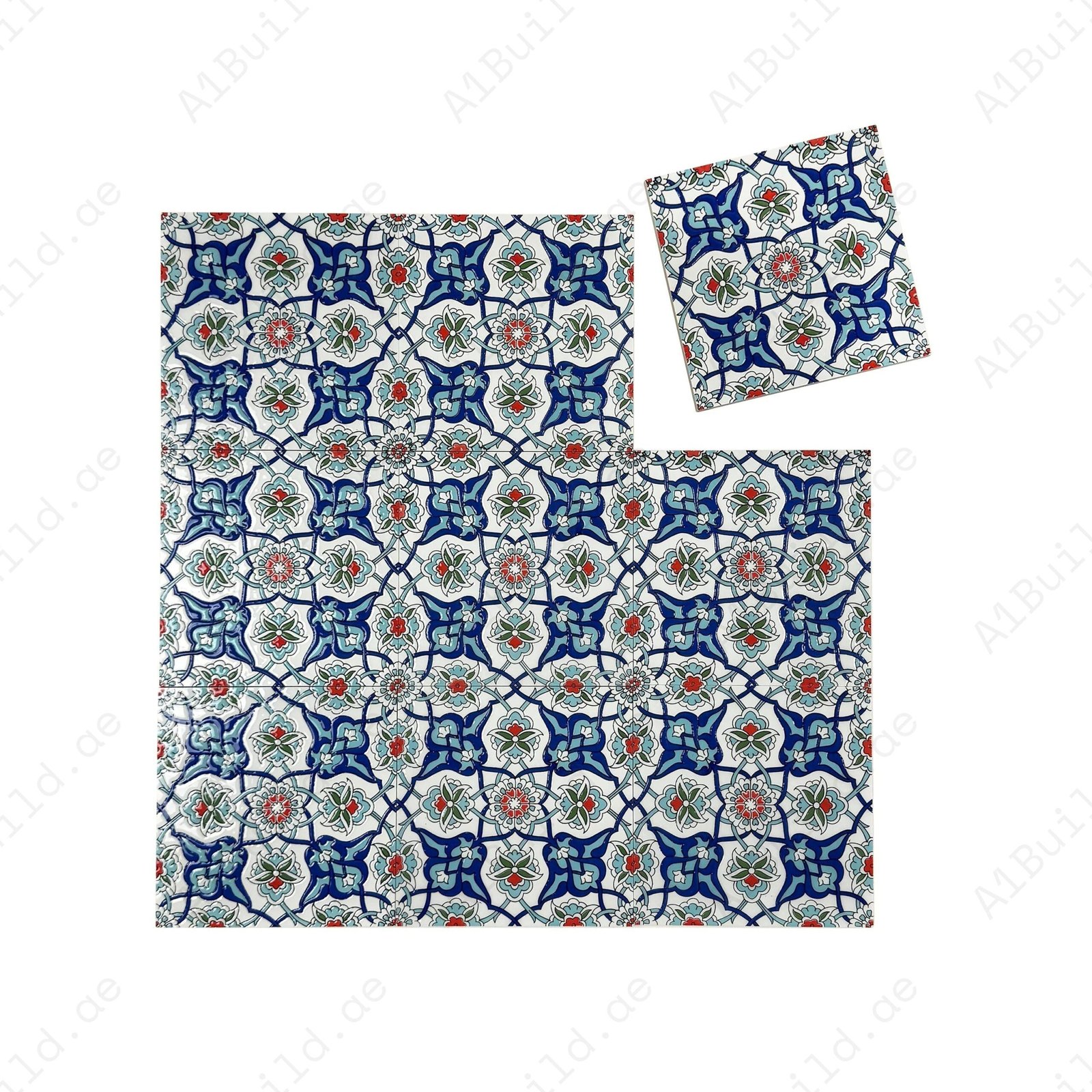 Royal Souk Moroccan Style Glossy Ceramic Tile Pattern 811 - Image 2
