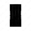 Urban Luxe Series Black Glossy Beveled Edge Ceramic Tile