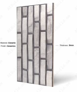 Alternative view of FUJI GRIS 30X60CM 09MM CERAMIC INDOOR OUTDOOR WALLS TILE
