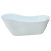 Freestanding albanyw glossy white e6061776 170x76x76cm