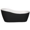 Freestanding albanyw matte black e6061776b 170x76x76cm