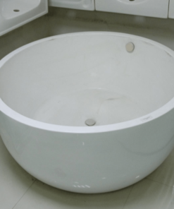 Alternative view of Victoria freestanding acrylic bathtub circle 133dia