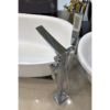 Freestanding chrome bathtub faucet 94cm height