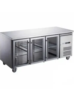 Under Counter Chiller – 3 Glass Door