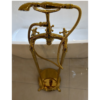 Gold brass freestanding bathtub mixer