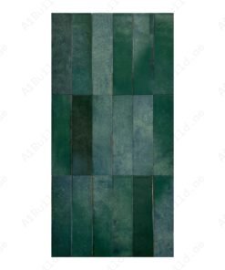 Green Glossy Porcelain Artisanal Tile