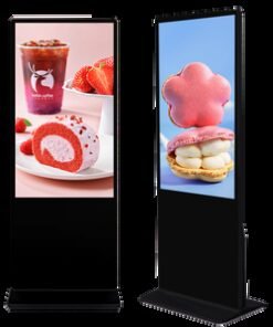 VETO LCD Floor Standing Indoor Vertical Totem Android Advertising Commercial Digital Signage And Display Video Player Factory