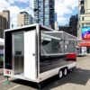 Fully Equipped Fiberglass 10ft 13ft 14ft 16ft Cart Food Truck for Sale Mobile Snack Food Trailers for Ice Cream