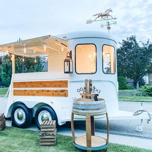 Horse Trailer Mobile Bar Ice Cream Cart Candy Coffee Vintage Trailer Horse Food Trailer
