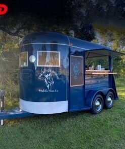 YD China Vintage Ice Cream Truck Food Carts Street Coffee Truck Hot Dog Stand Horse Trailer Food Trailer with Fully Equipped