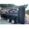 Customized Triple Door Roof Trailer  Smoker