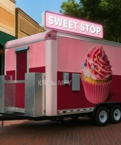 Beverage Trailer Catering Coffee Van Mobile Ice Cream Food Trailers Fully Equipped