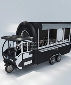 Three Wheels Electric Scooters Food Cart Ice Cream Cart Tuk Tuk Mobile Kitchen Fast Food Tricycle for Sale