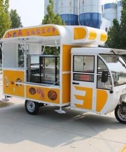 Mobile Street Food Van Mini Fast Food Caravan with Small Ice Cream Truck Snack Machines Small Ice Cream Truck
