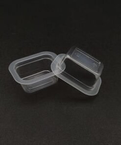 Sulide Wholesale 1oz Butter Packaging Biodegradable Portion Container Rectangle Disposable Pp Plastic Sauce Cup