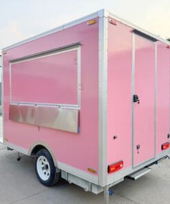 Custom Outdoor Mobile Kitchen Full Equipped Coffee Ice Cream Pizza Fast Food Truck Korean Corndogs Trailer for Sale USA