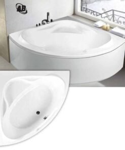 Luxury in every corner: lavender freestanding corner bathtub – elevate your bathing experience with a spacious 150cm dimension for a relaxing and stylish retreat