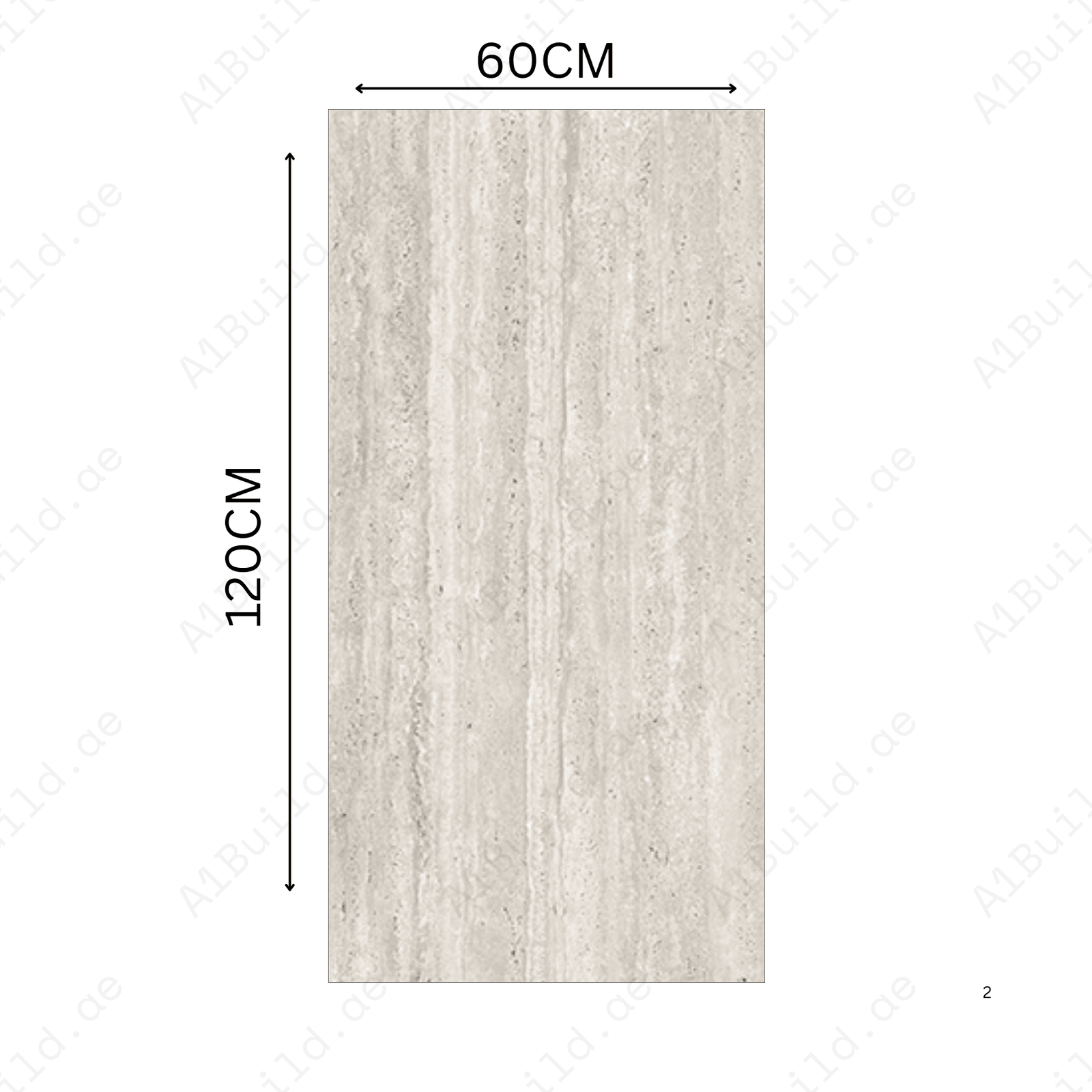 LIME TRAVERTINE 60x120cm Craftech Matt Porcelain Tile – 09MM