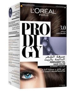 L'OREAL PARIS Prodigy Hair Color/Dye Micro-Oil Technology For Smooth Natural Hair Grey Hair Coverage 3.0 Dark Brown