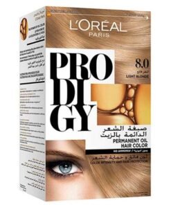 L'OREAL PARIS Prodigy Permanent Oil Hair Color No Ammonia Color Intensity And Hair Protection 8.0 Light Blonde