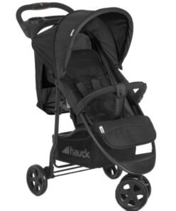 Hauck Three Wheeler Pushchair Citi Neo 2 - Up to 25 Kg - Compact One-Handed Folding - Ultra Light - Cup Holder - Fully Reclining for Babies and toddlers From Birth - XL Shopping Basket / Grey