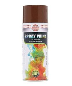 Asmaco Quick Drying Smooth Finish Premium Quality Durable High-Gloss Spray Paint Brown 400mm Brown 400mm