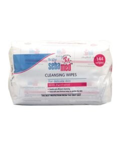 Sebamed Pack Of 2 Cleansing Wet Baby Wipes, 144 Count
