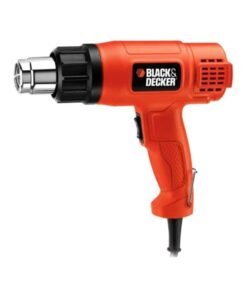 BLACK+DECKER 1750W Corded 2 Mode Heat Gun for Stripping Paint, Varnishes & Adhesives, Orange/Black - KX1650-B5, Orange/Black 19x10x7cm