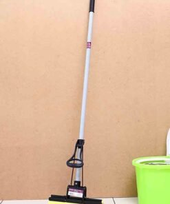 Royalford Easy And Simple Pva Sponge Roller Mop Multicolor Black/Silver/Yellow 27.5x8cm