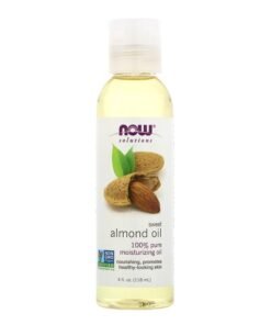 Now Foods Pure Sweet Almond Moisturizing Oil Clear 118ml